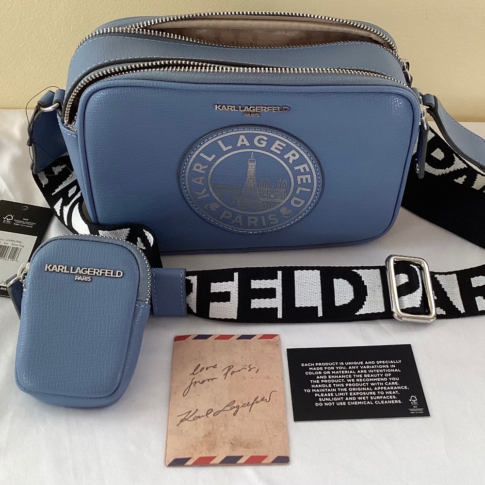 Karl Lagerfeld crossbody with adjustable strap.BNWT